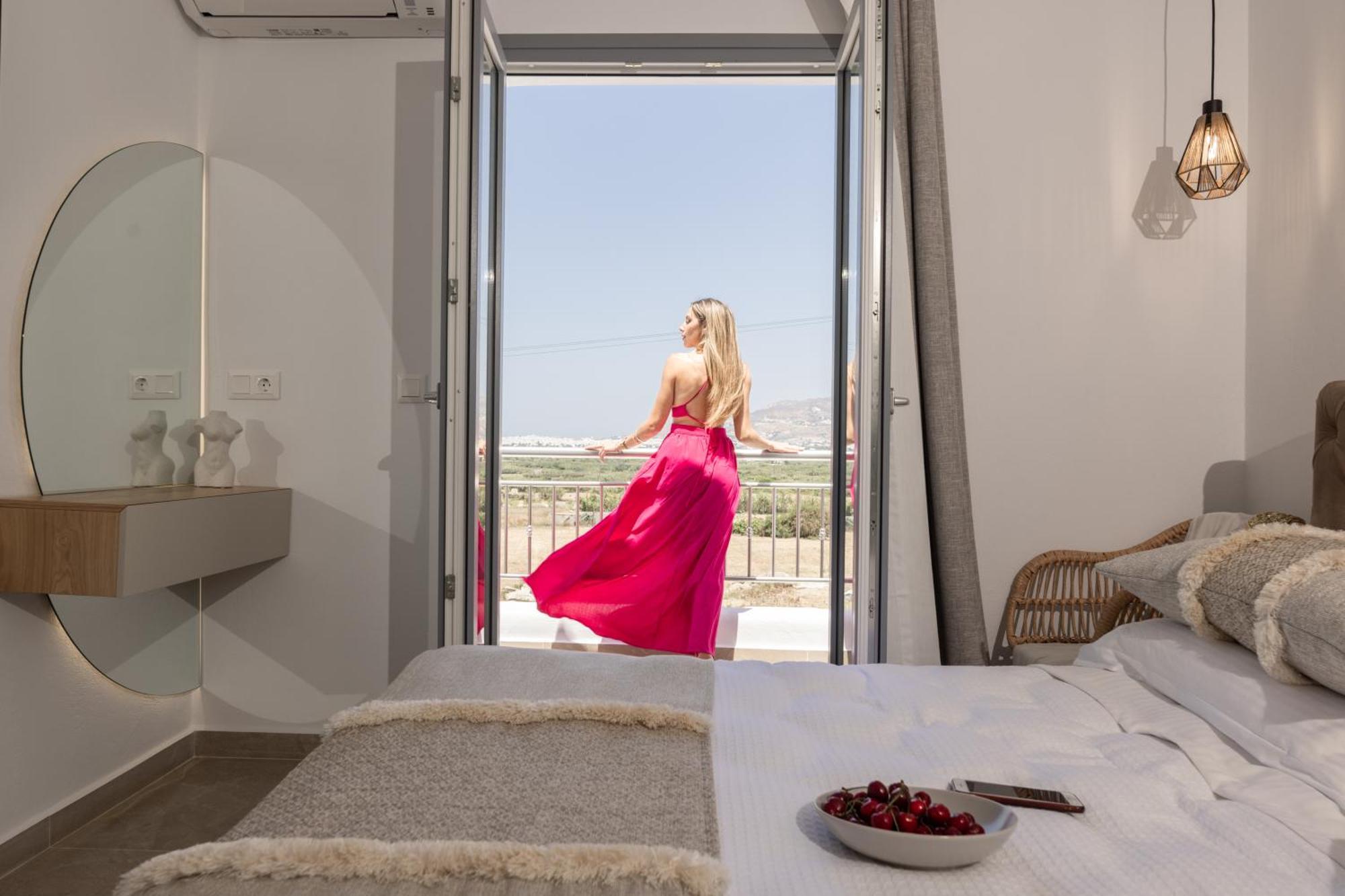 Aeron Villas And Suites Naxos Айя-Анна Экстерьер фото